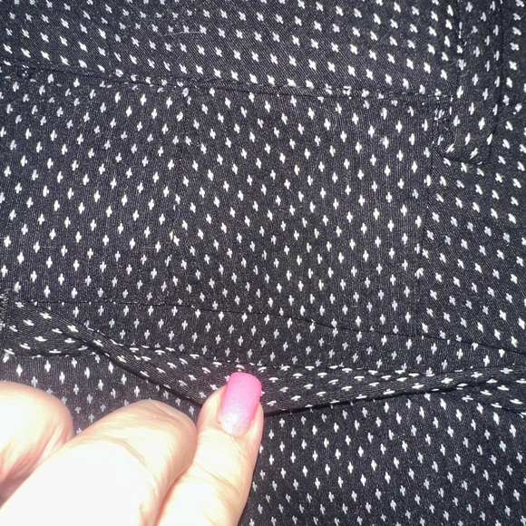 Lane Bryant Black & White dotted Cropped Dress Pants Plus size 14 - Picture 7 of 14